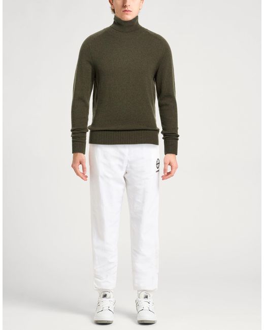 Brooksfield Green Turtleneck for men