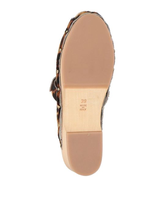 KATE CATE Brown Mules & Clogs Leather