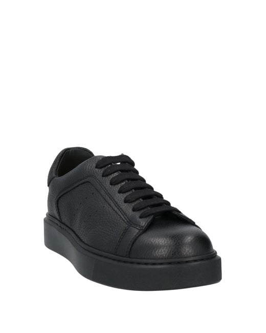 Doucal's Black Trainers for men