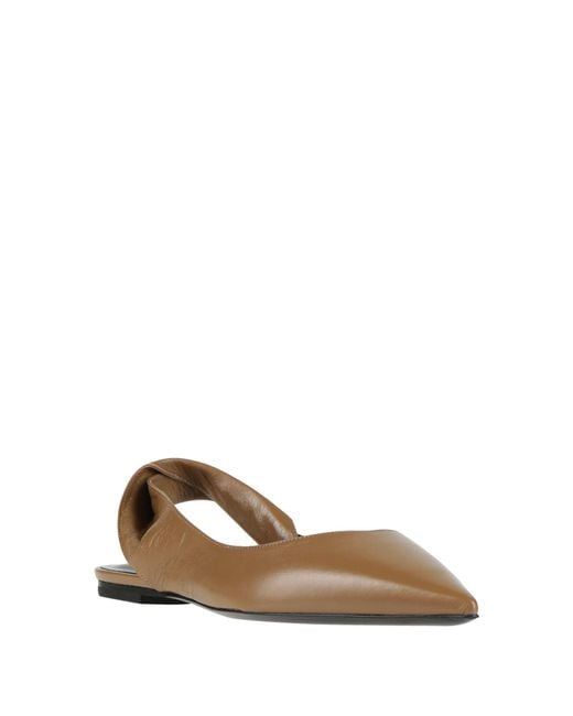 By Far Brown Ballet Flats