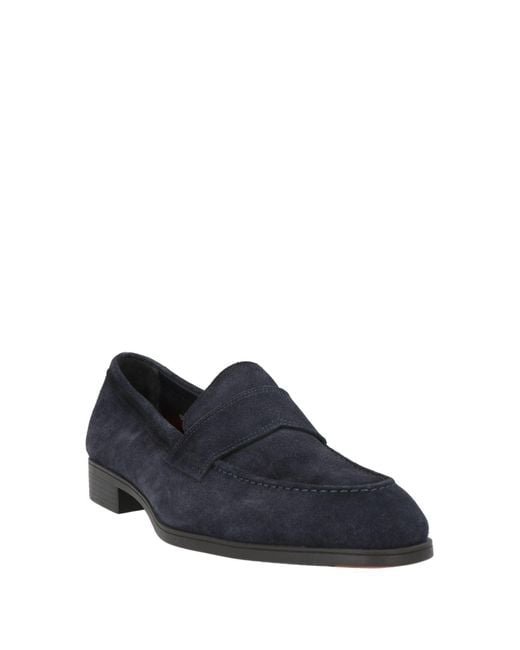 Santoni Blue Loafer for men