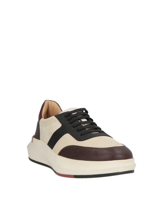 Testoni Natural Sneakers Leather for men