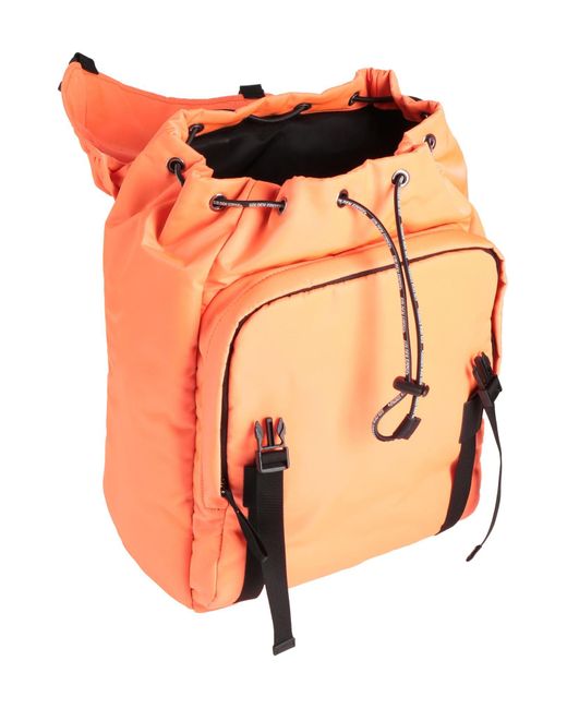 Golden Goose Deluxe Brand Orange Backpack for men