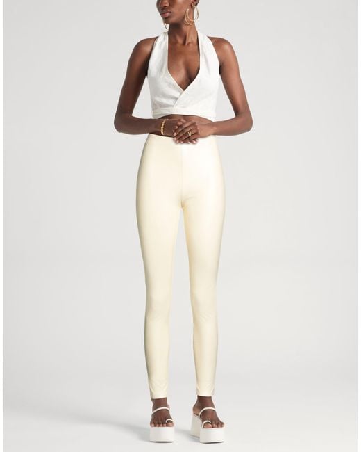 Wolford Natural Cream Pants Polyurethane