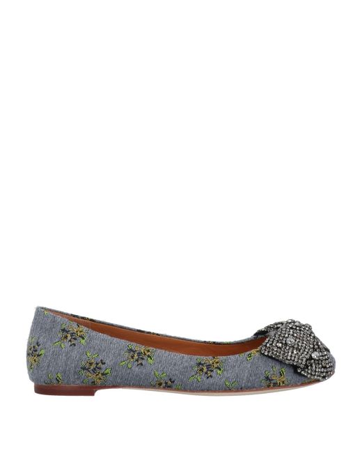 dark grey ballet flats