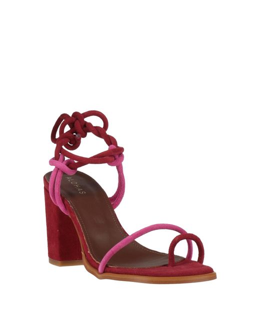 Alohas Red Thong Sandals