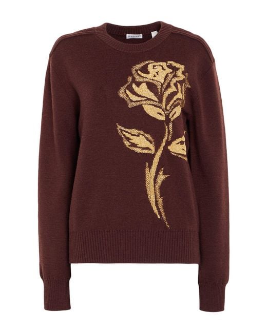 Pullover Burberry de color Brown