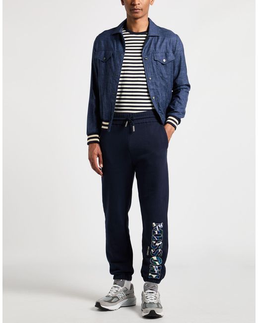 Missoni Blue Pants Cotton for men