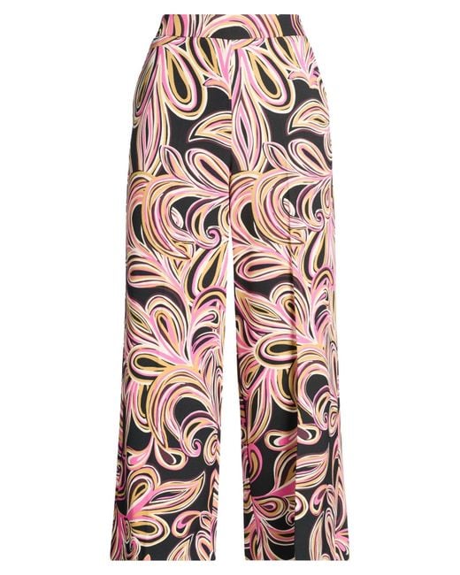 Marella Black Pants Polyester, Elastane