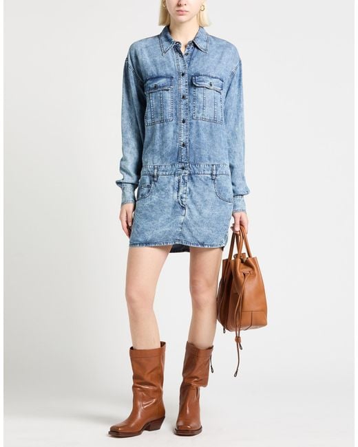 Isabel Marant Blue Mini Dresses