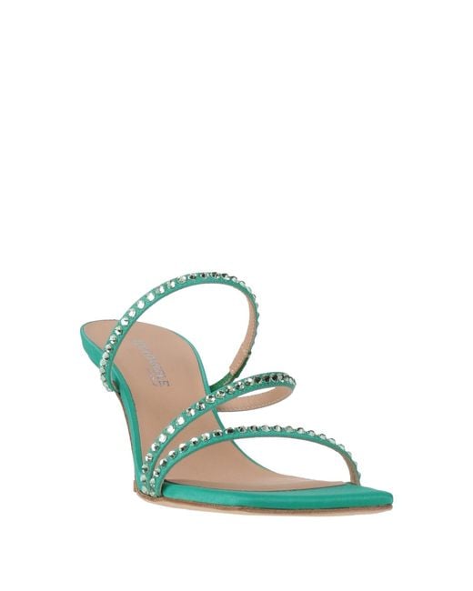 Eddy Daniele Green Sandals
