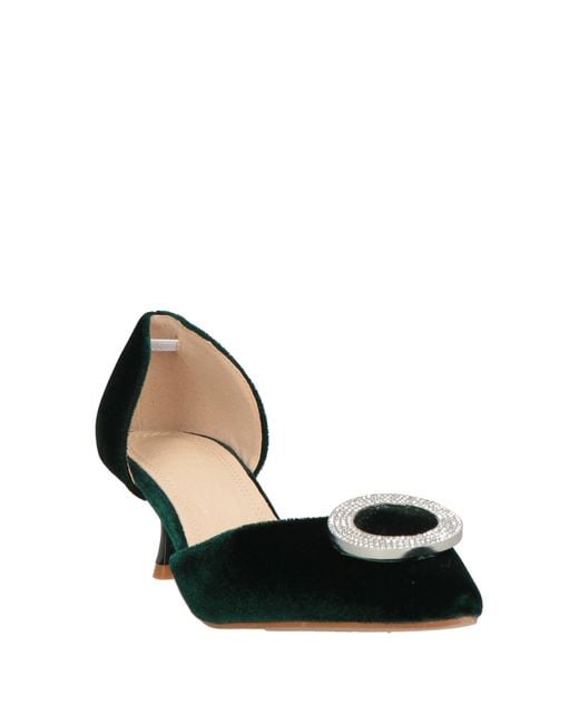 Twenty Four Haitch Black Pumps