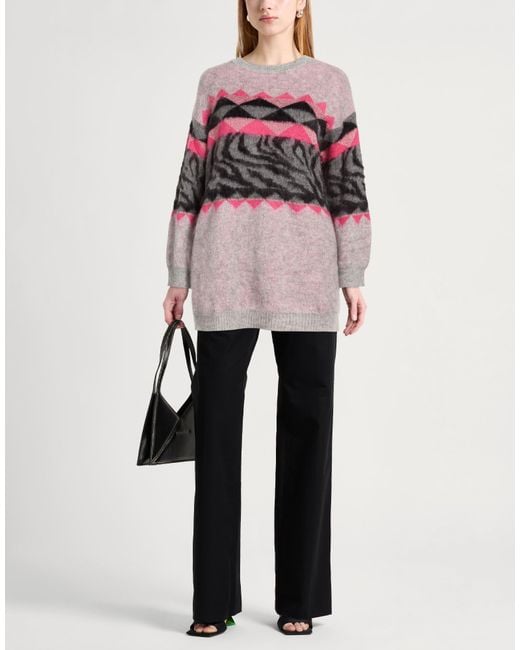 Pullover Kaos de color Pink