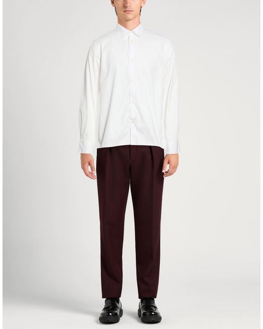 Officine Generale White Shirt Cotton for men