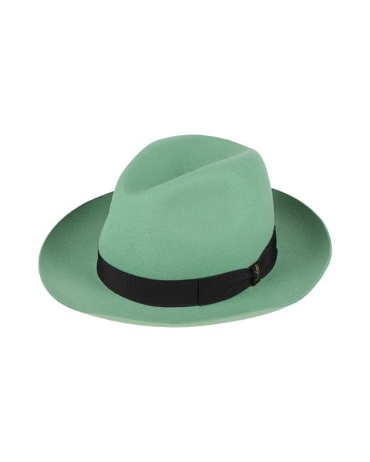 Borsalino Green Light Hat Wool for men