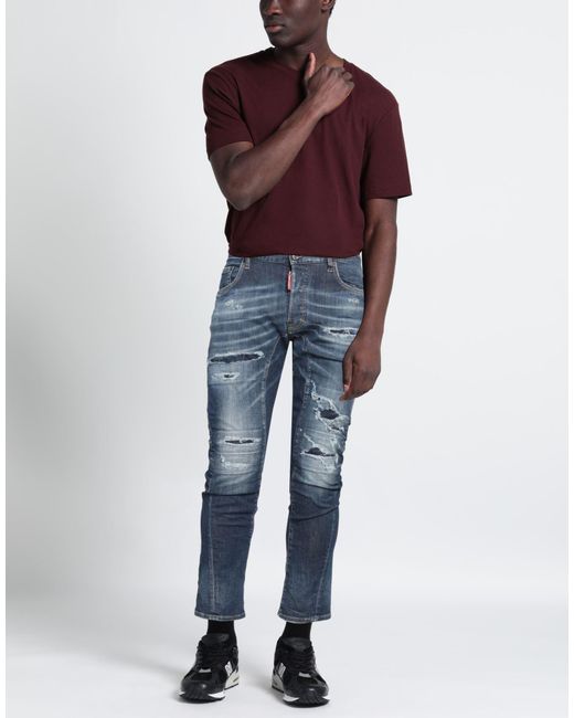 DSquared² Blue Jeans Cotton, Elastomultiester, Elastane for men