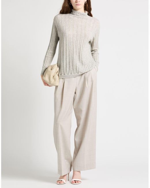Max & Moi White Rollkragenpullover