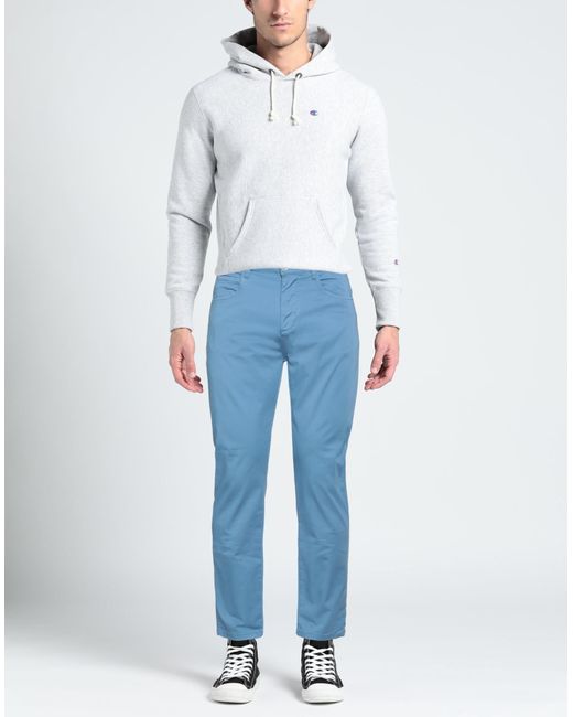 Sseinse Blue Pants for men