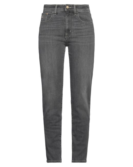 Jacob Cohen Gray Jeans Cotton, Polyester, Elastane