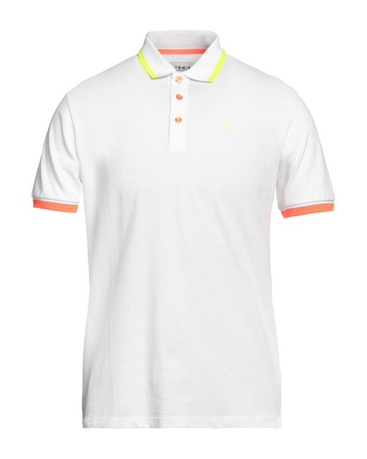 Berna White Polo Shirt for men