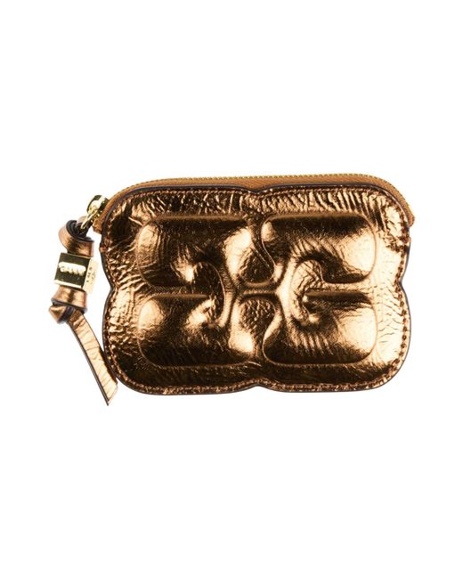 Ganni Metallic Cardholders