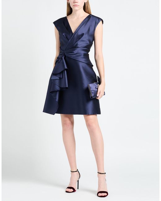 Alberta Ferretti Blue Mini Dress