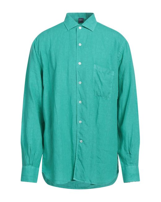 Fedeli Green Shirt for men