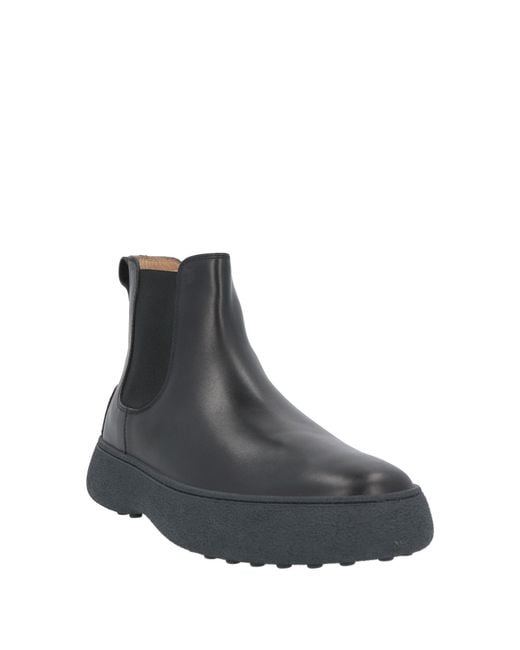 Tod's Black Ankle Boots for men