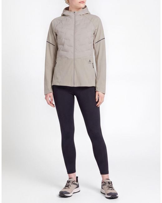 Odlo Gray Jacket Recycled Polyester, Elastane