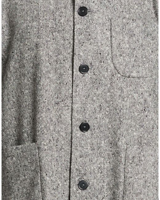 Santaniello Gray Jacket Wool for men
