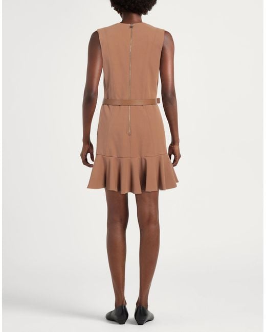 Elisabetta Franchi Brown Mini-Kleid