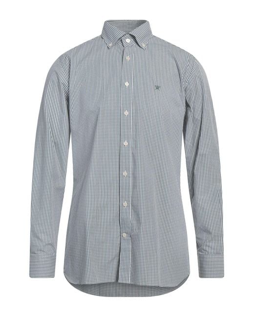 Hackett Blue Deep Shirt Cotton for men