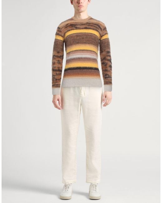 Pullover Roberto Collina pour homme en coloris Orange