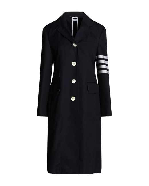 Thom Browne Black Overcoat & Trench Coat