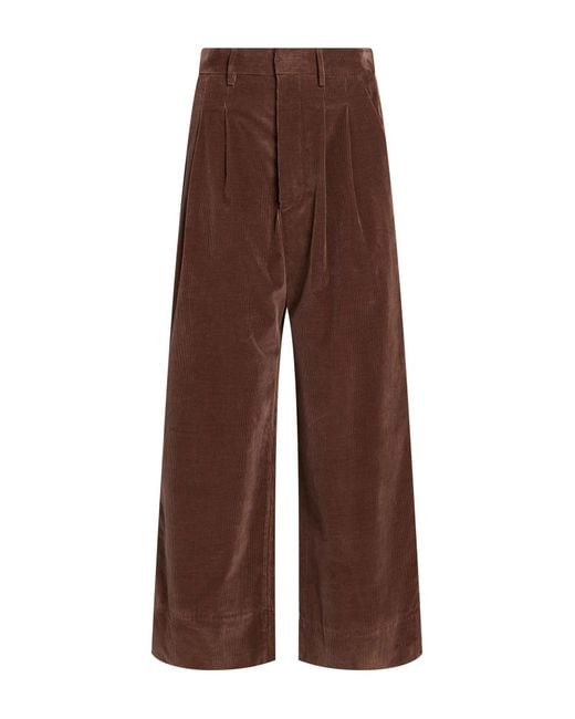 Dondup Brown Pants Cotton, Elastane