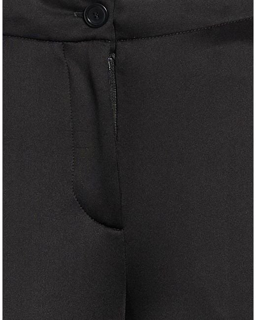Dondup Black Pants Viscose, Polyester, Elastane