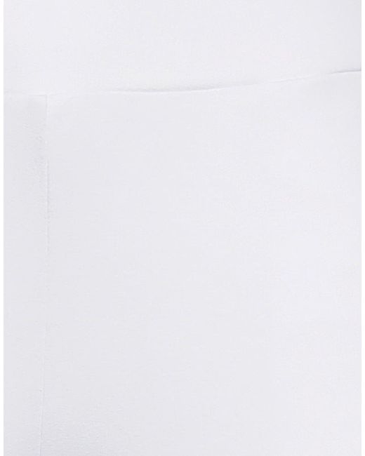 EA7 White Pants Cotton, Elastane