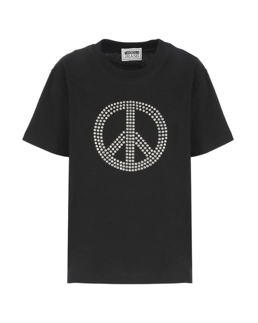 T-shirt di Moschino Jeans in Black