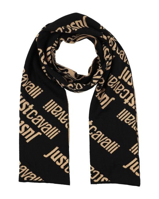 Just Cavalli Black Scarves
