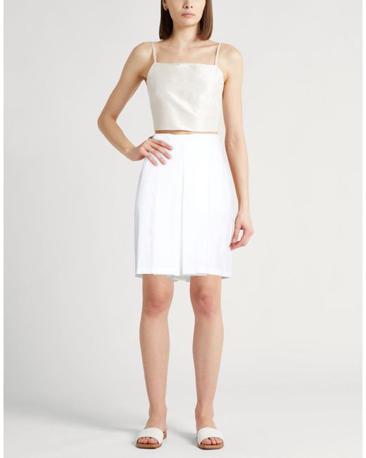 Fedeli White Shorts & Bermuda Shorts