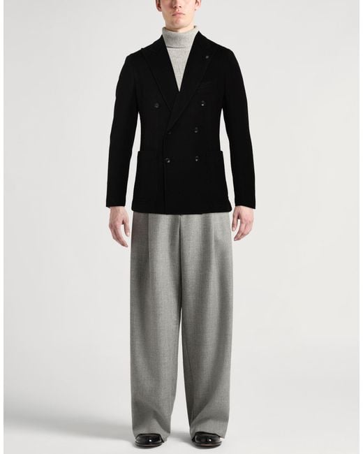 Tagliatore Black Blazer for men
