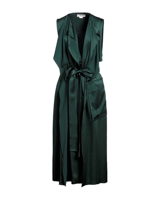 Victoria Beckham Green Maxi Dress