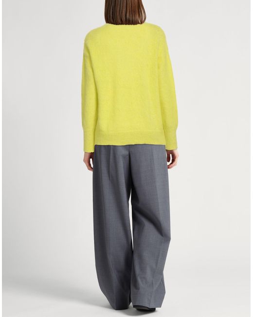 Jucca Yellow Sweater Polyamide, Alpaca Wool, Mohair Wool