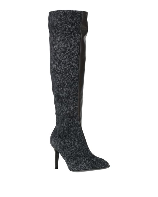 Borbonese Black Stiefel