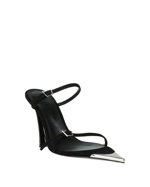 Mugler Black Sandals