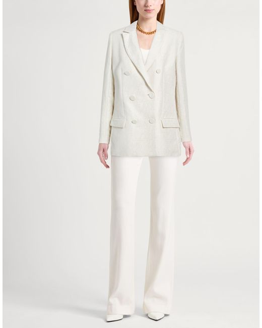 ARMANI EXCHANGE White Blazer Cotton, Polyester