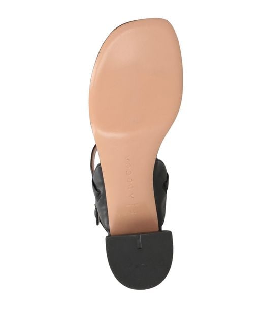 A.Bocca Black Thong Sandal