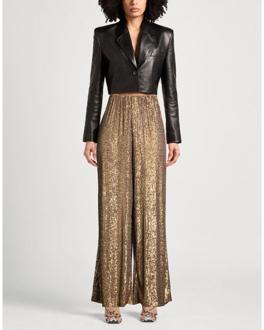 Norma Kamali Natural Pants Polyester, Elastane
