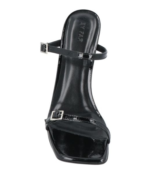 By Far Black Sandals