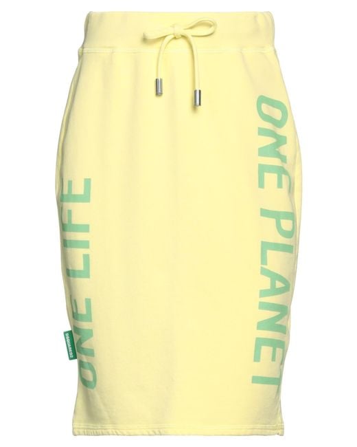 Mini-jupe DSquared² en coloris Yellow